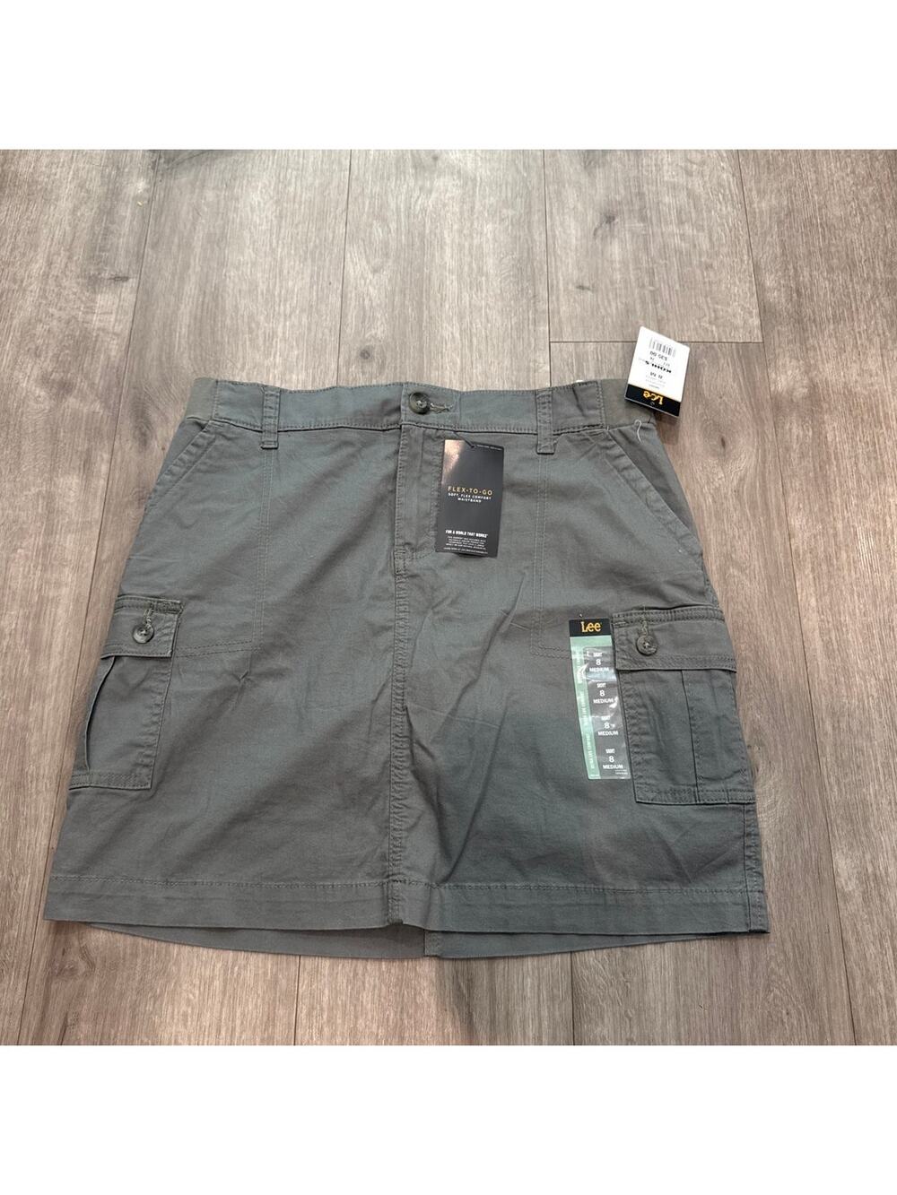 Lee Flex To Go Skort Fort Green Women's Size 8
